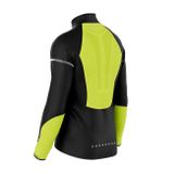 Bunda Combressport Hurricane Windproof Jacket Flash - Black/Fluo Yellow