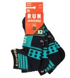 Ponožky Compressport Training Socks 2-pack - blue