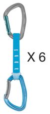 Expresky Petzl Djinn Axess SET 6ks - 12cm