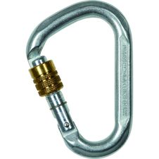 Karabína Climbing Technology Snappy Steel SG screw gate - Silver/Bronze