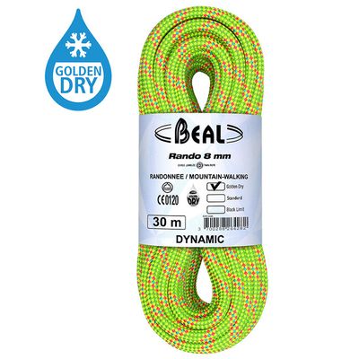 Lano Beal Rando 8mm - Golden Dry - 48 m