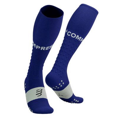 Ponožky Compressport Full Socks Run - Dazz Blue/Sugar