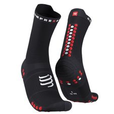 Ponožky Compressport Pro Racing Socks v4.0 Run High - Black/Red