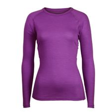 Termoprádlo Brynje Classic Wool Lady Rib Shirt - violet