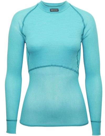 Termoprádlo Brynje Wool Thermo Light Lady Shirt - aqua