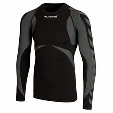 Termoprádlo Hummel First Seamless Jersey - black/ dark grey