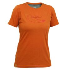 Tričko Warmpeace Lynn Lady - caldera orange