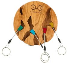 Vešiak na kľúče YY Vertical Key Holder Circle - cherry