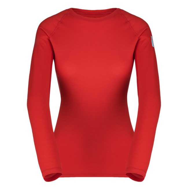 Obrázok ZAJO | Elsa Merino W Tshirt LS 2018 S Racing Red